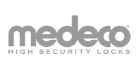 puede ser una imagen del logo de medeco
